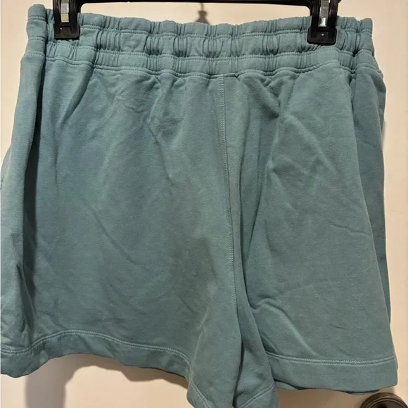 Casual Drawstring Women's Shorts in Seafoam - Picture 2 of 3